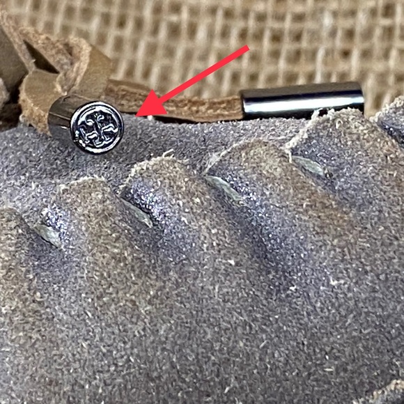 Tory Burch sandals shoes slip-on moccasins leather shearling Rare 6 M - Picture 10 of 12